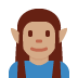 🧝🏽‍♂️ man elf: medium skin tone display on Twitter